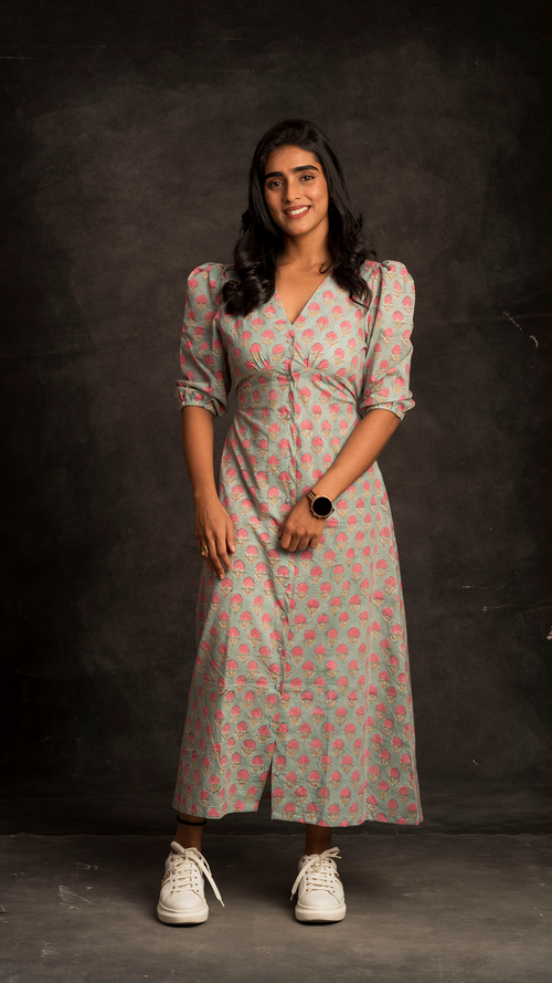 Jaipur Hand block Printed Dress