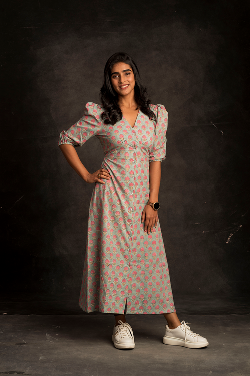 Jaipur Hand block Printed Dress