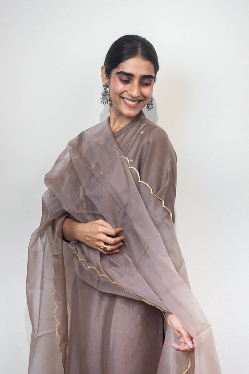 Embroidery silk suit – set of 3